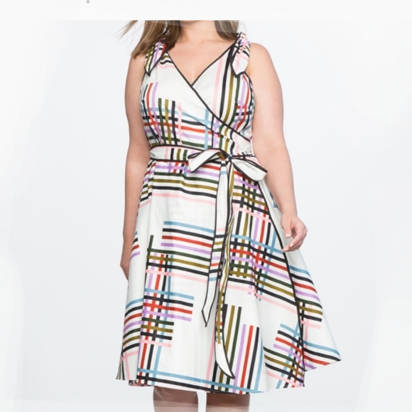 Eloquii multi color dress - Picture 4 of 8